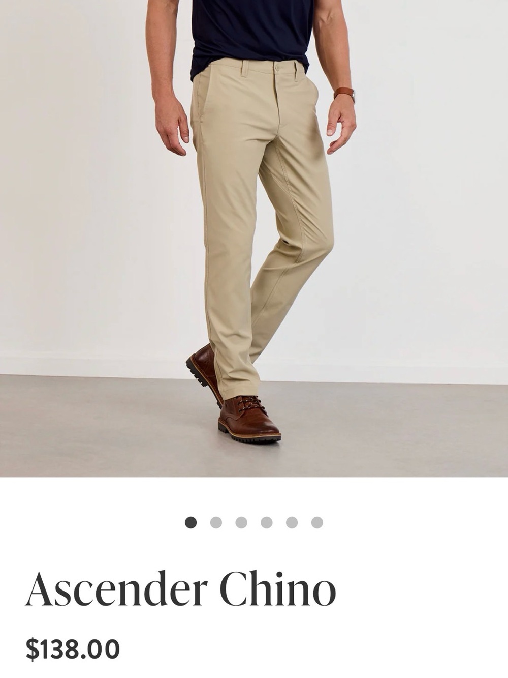 Bluffworks Ascender Chino Pants 35 x 32